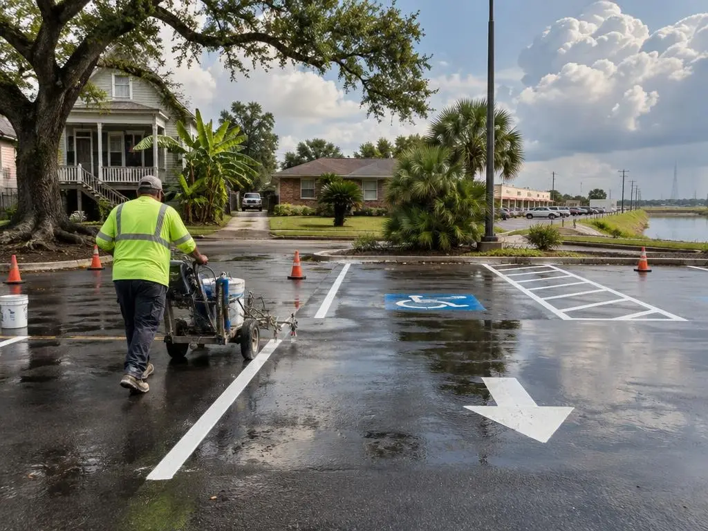 Line Striping in New Orleans, LA