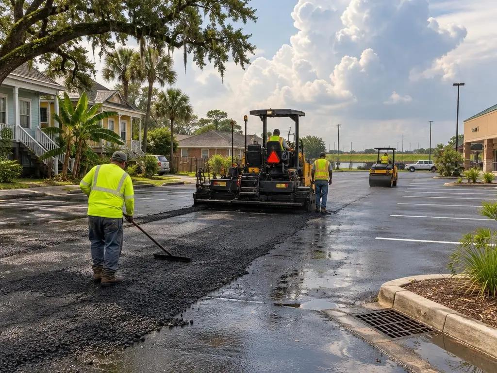 Parking Lot Paving in New Orleans, LA